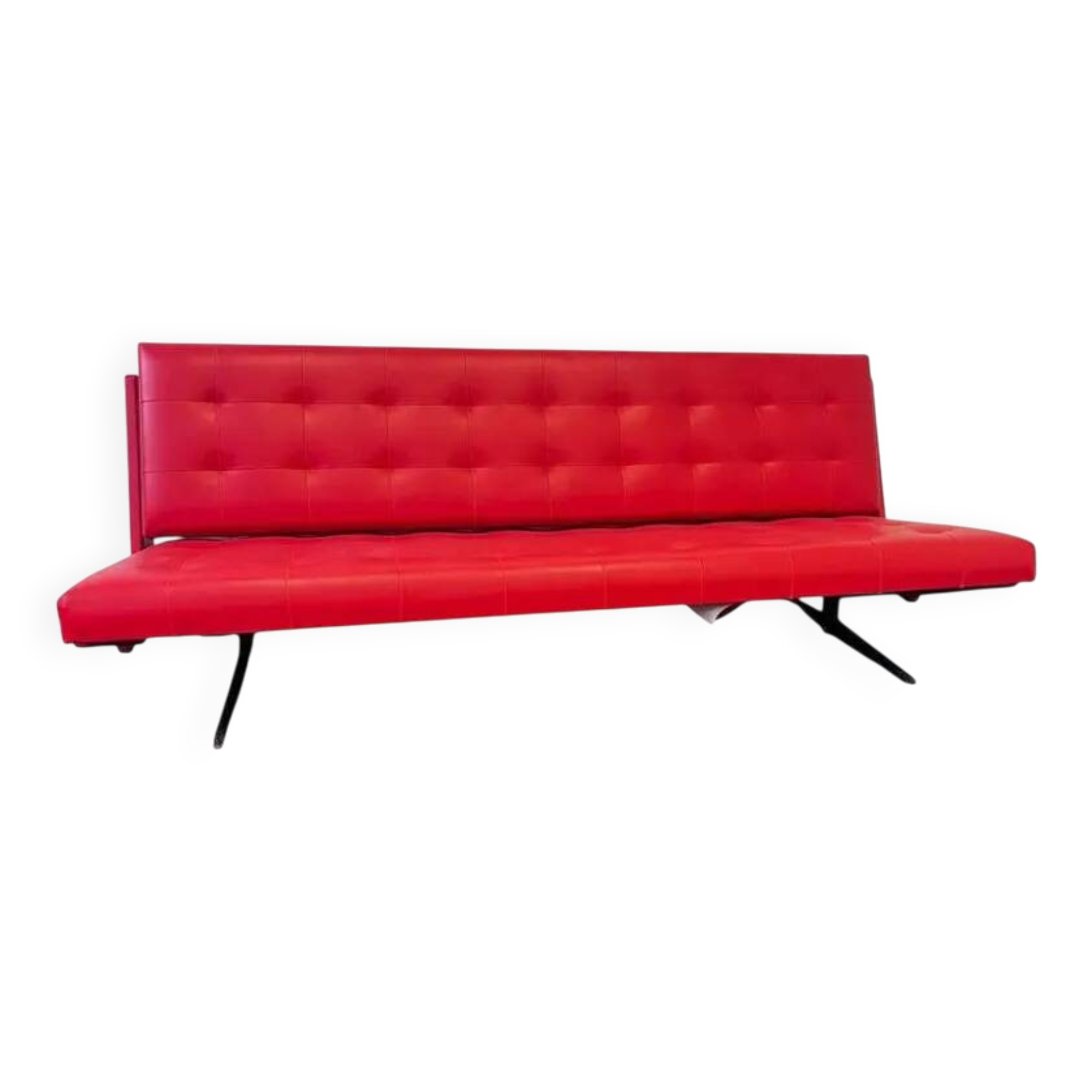 Canapé pliant design du milieu du siècle, canapé de studio - 1970 / Tchécoslovaquie
