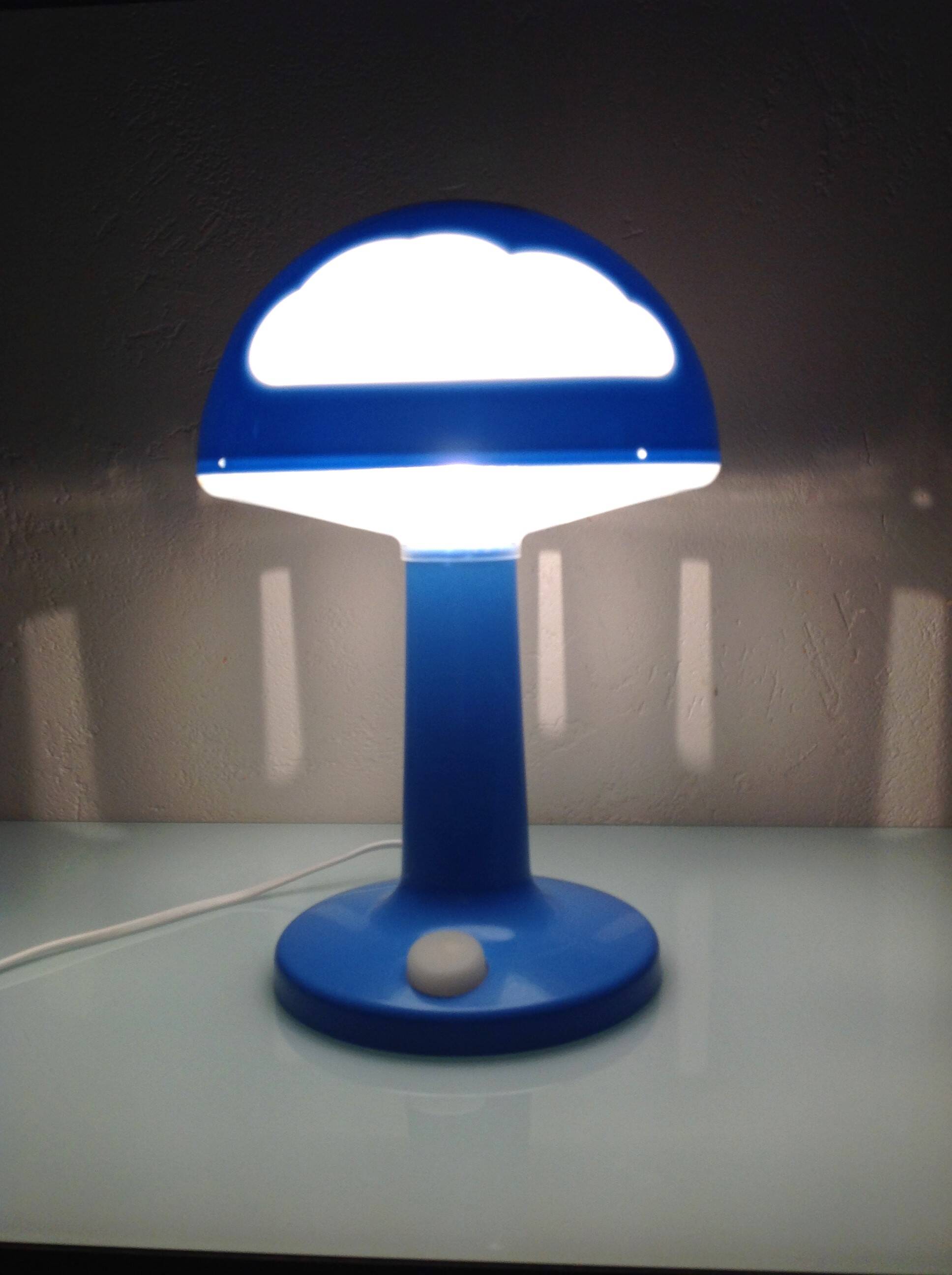 Blue Skojig cloud lamp by Ikea / vintage 80s-90s