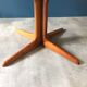 Baumann round extensible table with extensions