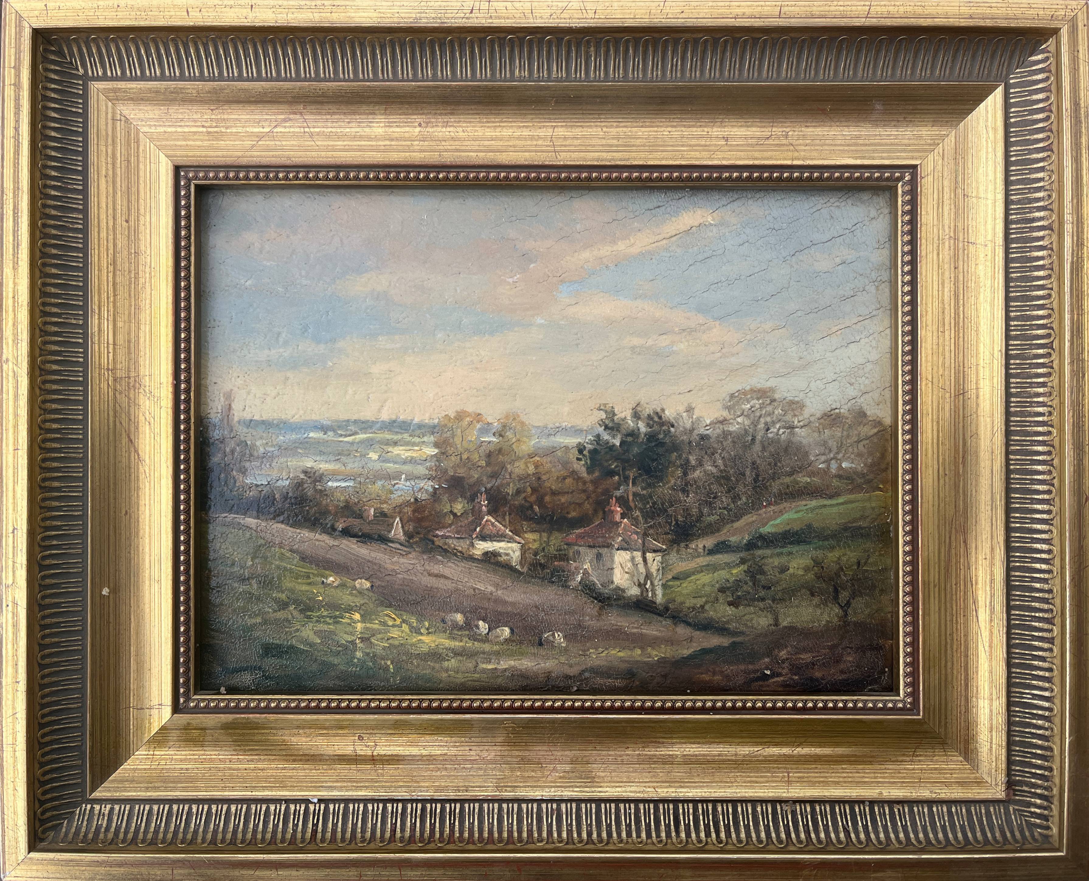 Hsp painting english artist john moore (1820-1902) animated landscape
