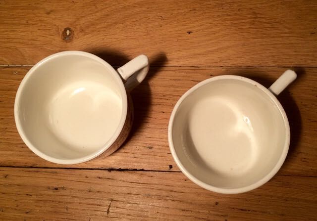 Duo of cups "Saarguemines"