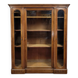 Bibliothéque époque Art Déco en noyer massif vers 1920
