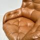 1960s Vintage leather 'Karate' Chair Set by Michel Cadestin for Airborne