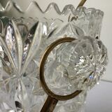 Chiseled glass ice bucket