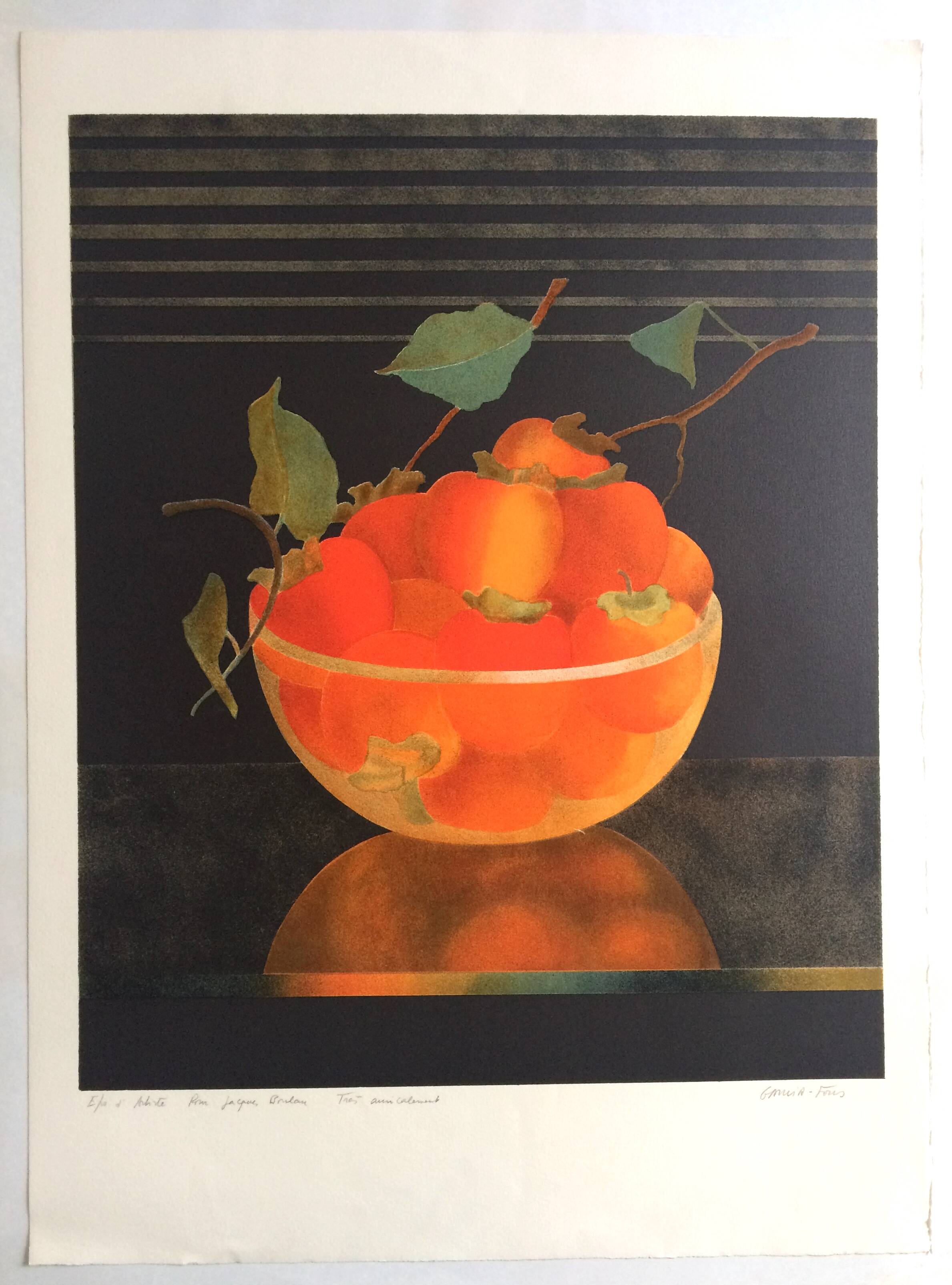 Pierre garcia-fons, untitled. original lithograph signed in pencil