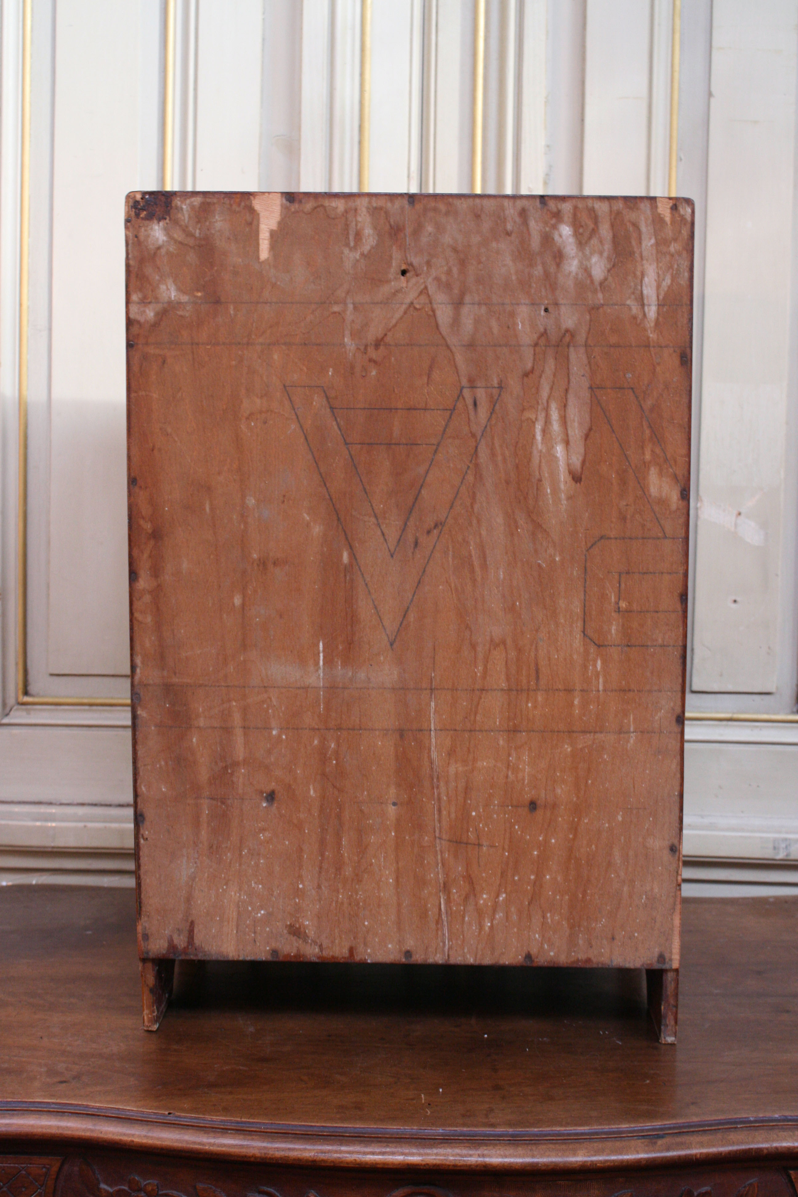 Wooden medicine cabinet