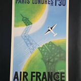 Air france poster - paris-london