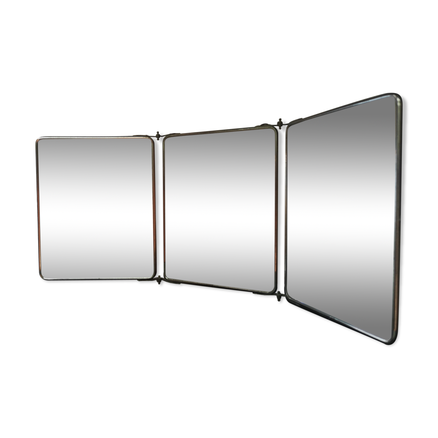 Barber triptych mirror 86x35cm