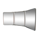 Barber triptych mirror 86x35cm