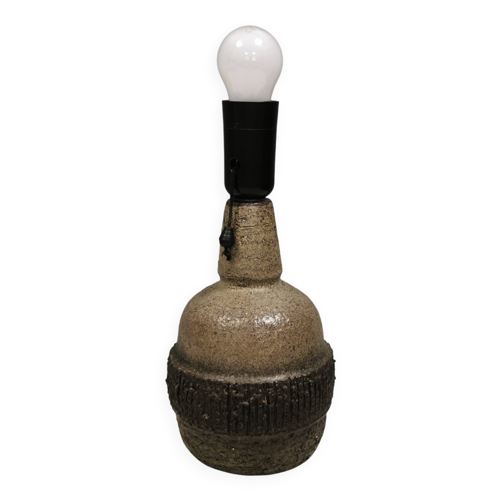 Ceramic table lamp, Danish from the 1970s-80s.