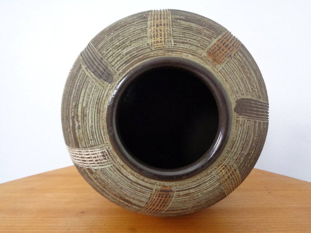 Large German ceramic floor vase, 1960s