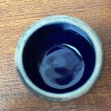 Mid-century German studio pottery bottle vase with lid by Cornelsen Kindermann, 1960s.