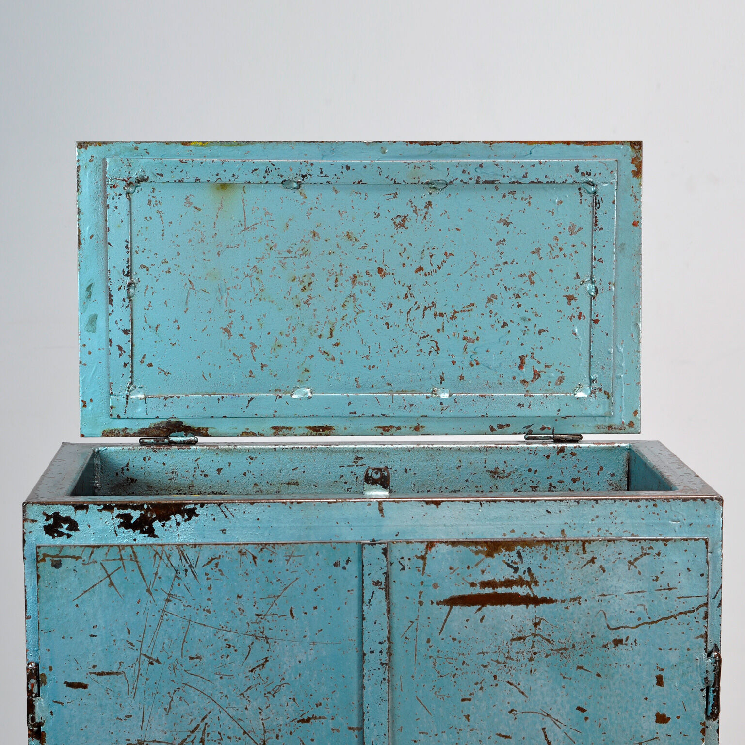 Industrial Iron Cabinet, 1960s