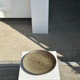 Indonesian green ceramic dish D:26.5