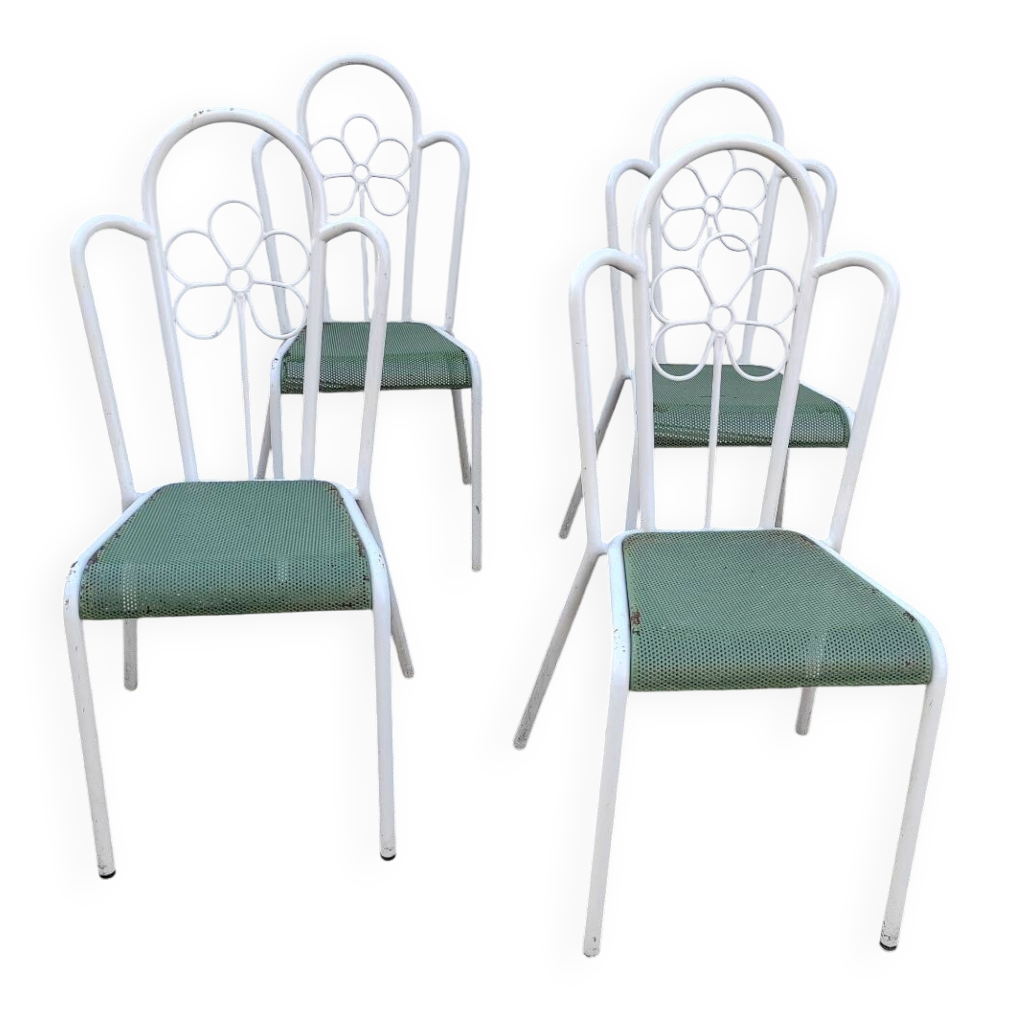 4 garden chairs from the 1960s