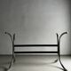 Chrome smoked glass dining table | Italy | 1970s