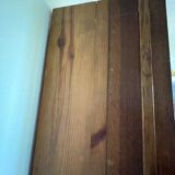 Oak storage cabinet