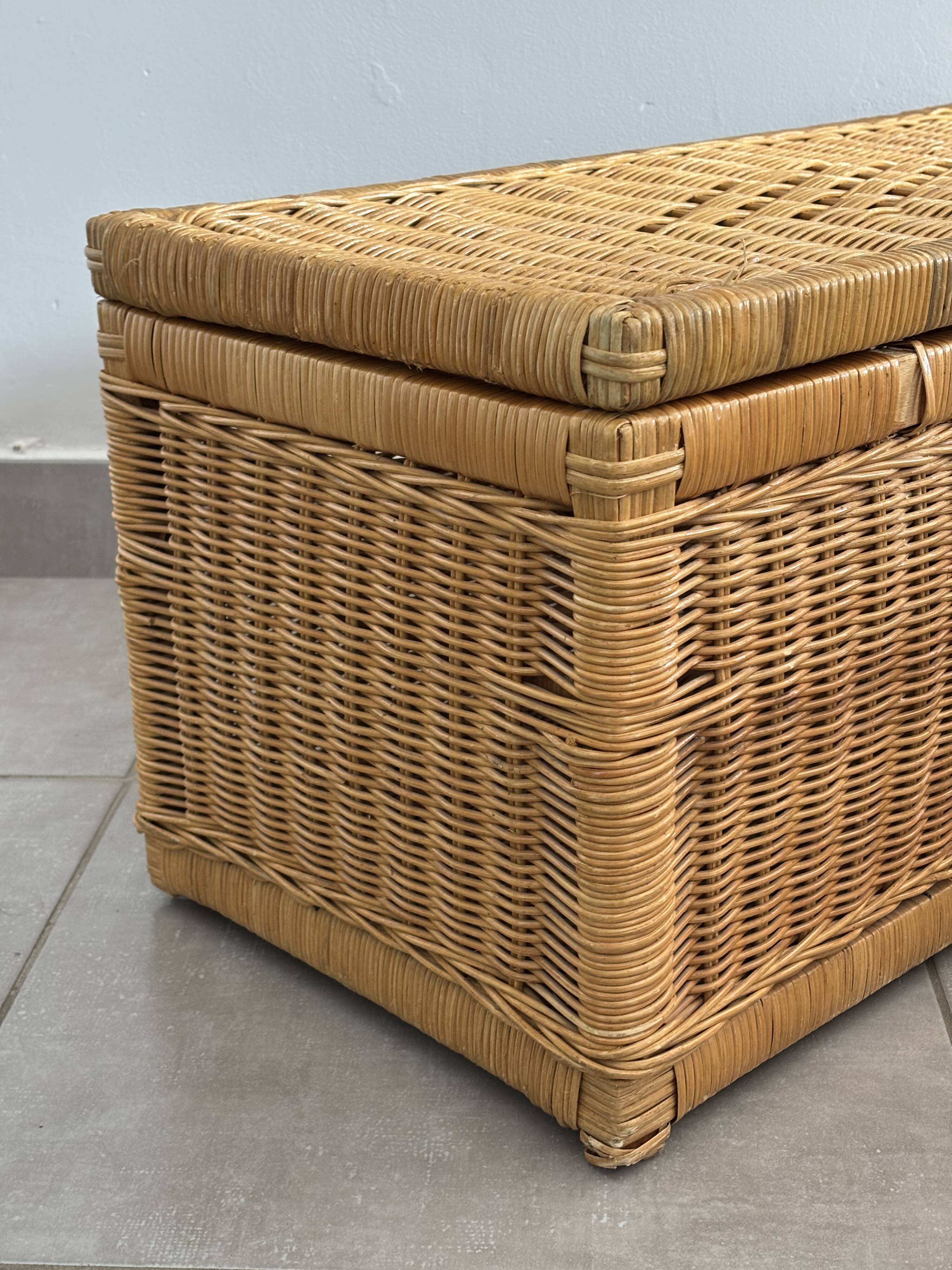 Rattan chest