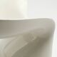 White stool by Winfried Staeb from the 1970s for the Form + Life Collection