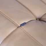 Cognac leather Ligne Roset Togo set from 2010 designed by Michel Ducaroy