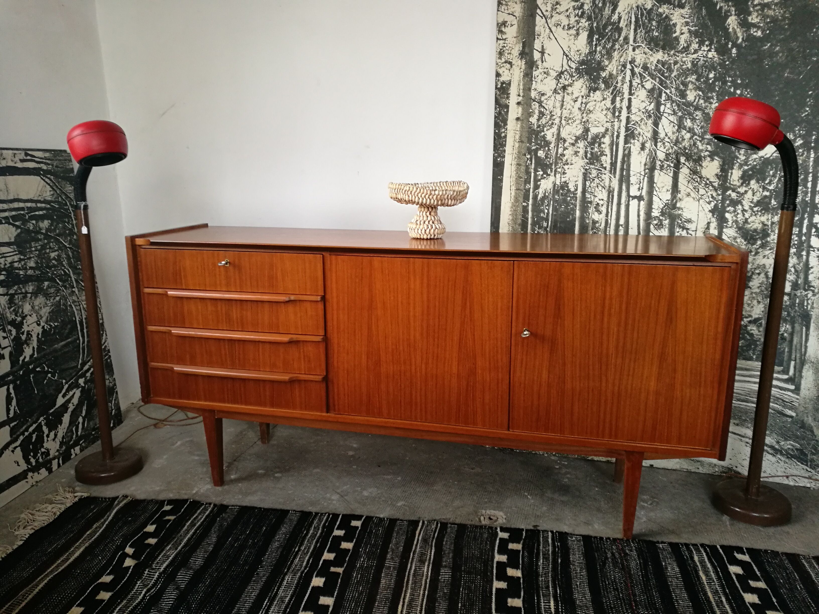 Scandinavian teak sideboard