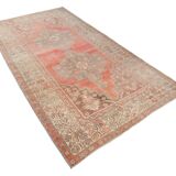 4x8 Red Brown Oriental Persian Area Rug, 135x246Cm