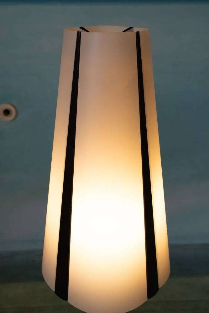 1980s IKEA floor lamp, Memphis Vistofta large floor lamp.