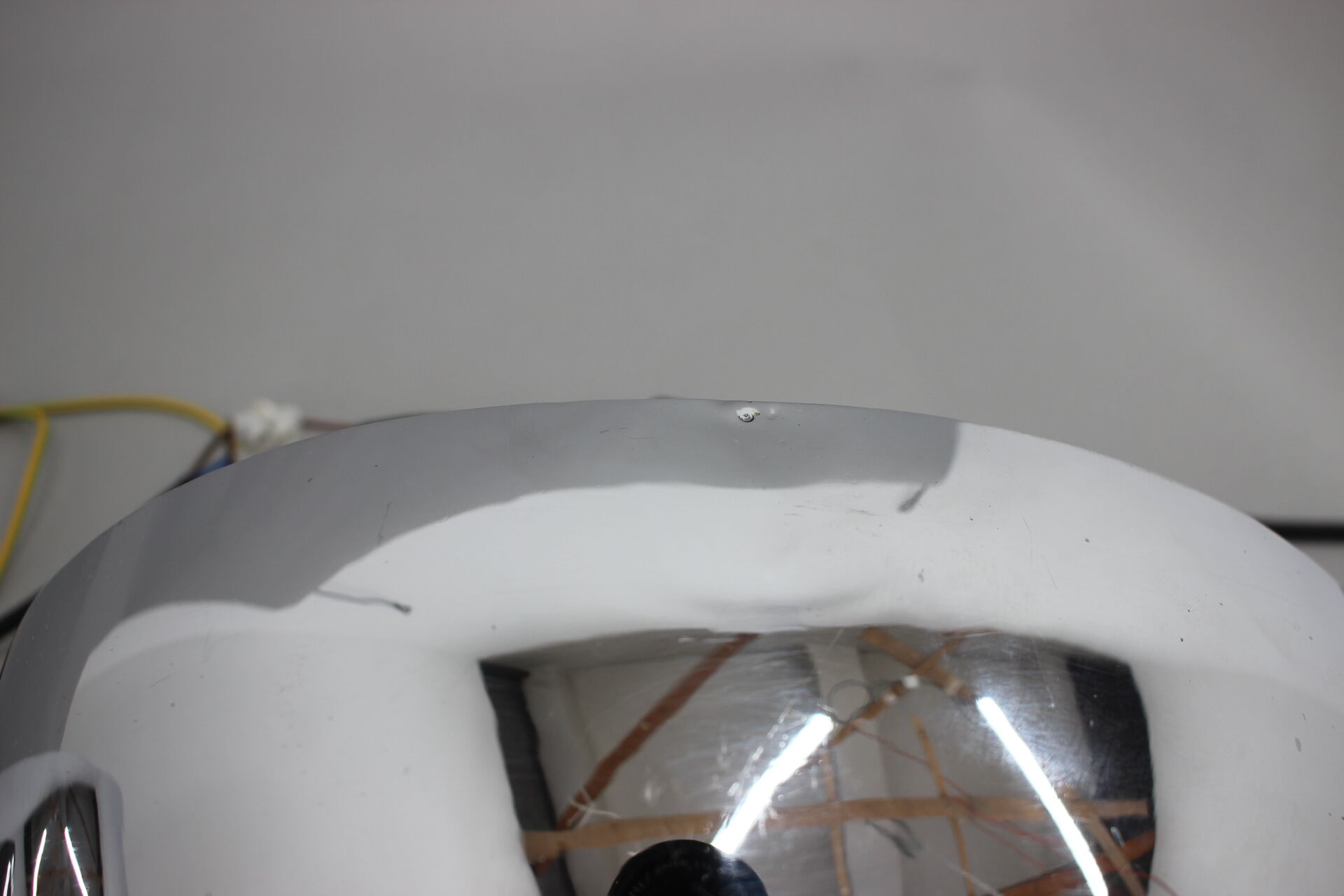 1930s pair of bauhaus chrome plated wall lamps/scones, czechoslovakia