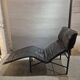 Fauteuil "Skye" en cuir noir, Ikea 1987