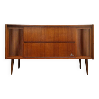 Vintage Grundig KS 560 turntable radio unit, hi-fi TV sideboard