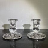Crystal candle holders