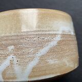 Pot with lid in stoneware vallauris