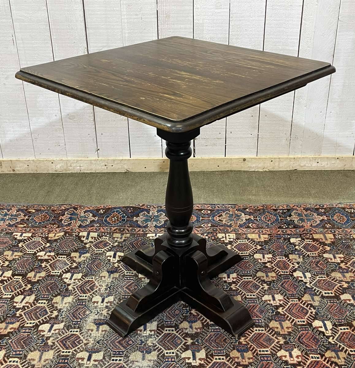1970s English elm bistro table
