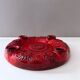 Vintage ceramic advent wreath, candle holder, 70's christmas