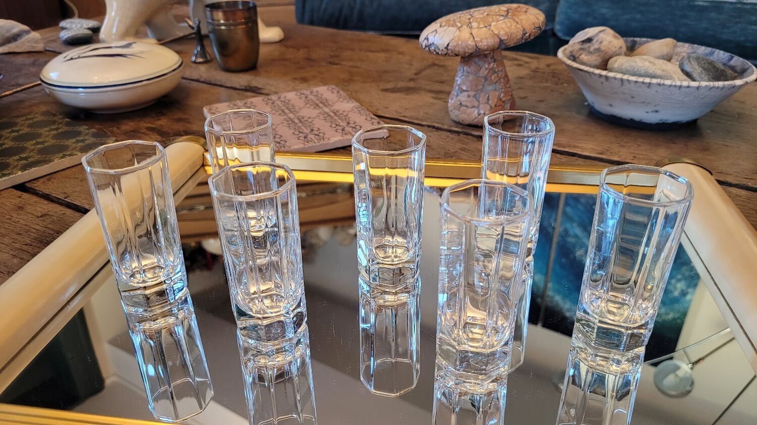 Octime 80's liqueur glasses