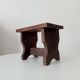 Ancient primitive milking stool