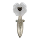 Art Deco wall light. Rose in glass paste.