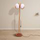 Atomic age floor lamp, vintage hotel lighting, Czechoslovakia 1970s