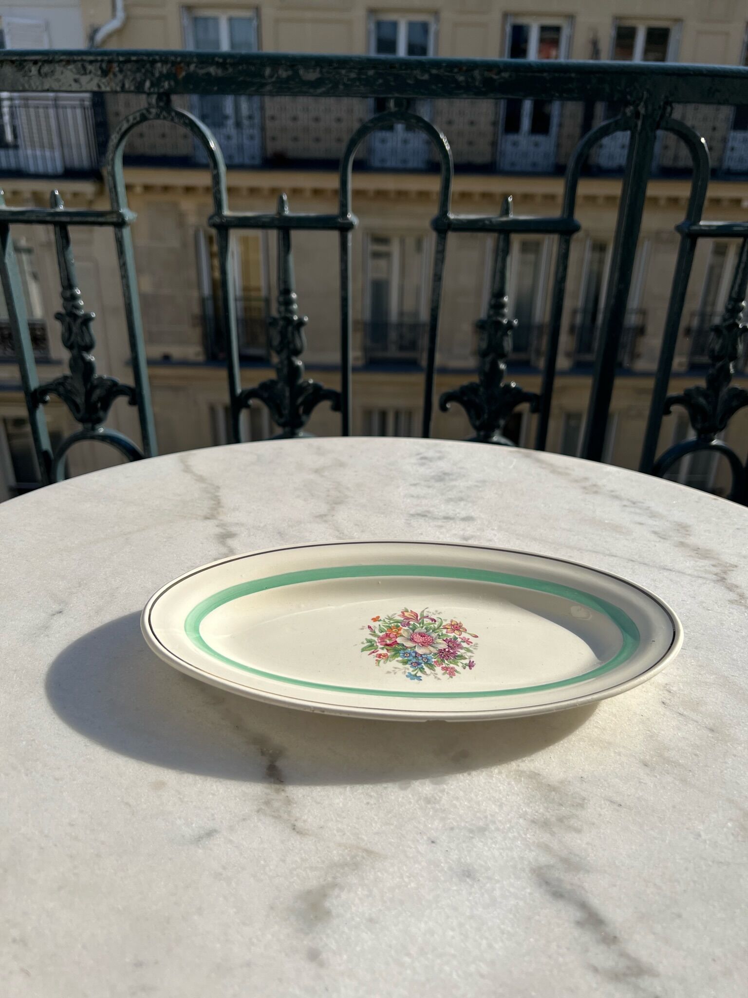 Floral pattern dishes