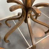 Coat rack parrot swivel Baumann bistro style 1960 curved wood