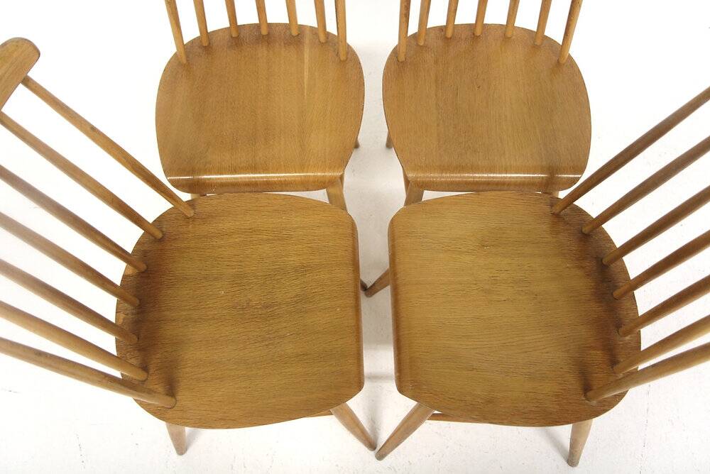 Set de 4 chaises scandinave "Pinnstol", Suède, 1960