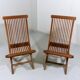 Danish teak garden chairs 1980-90’s