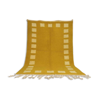 Handmade Moroccan natural wool rug size 1/2 m