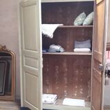 Armoire ancienne, début XIX°, patine peinte d’origine
