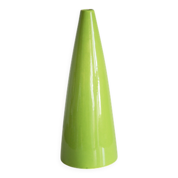 Vintage Mid-Century Green Artistic Ceramic Vase, Europe, 1970s