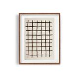 Hand painted abstract wall art 06 - Net