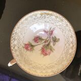 Old German porcelain cup and plate
