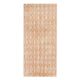 1970s vintage Turkish hand-knotted wool cotton orange runner rug 92x205
