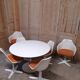 Table et chaises années 60
