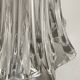 Art deco crystal star lamp base